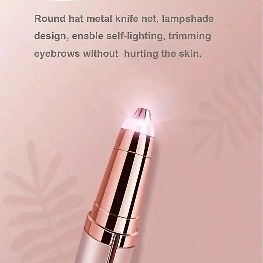 Women Electric Eyebrow Trimmer And Shaper Pencil Effortless Face Hair Removal