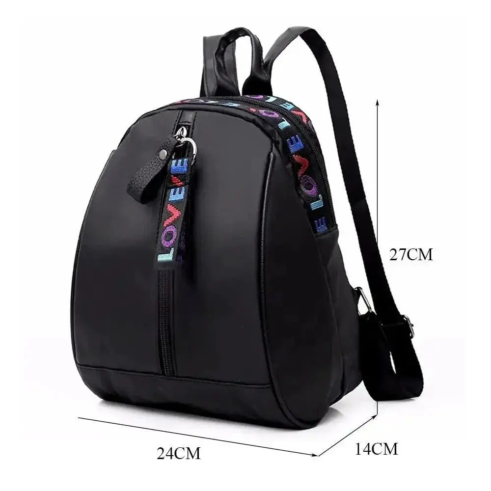 Women Mini Oxford Shoulder Backpack for Teenage Girls