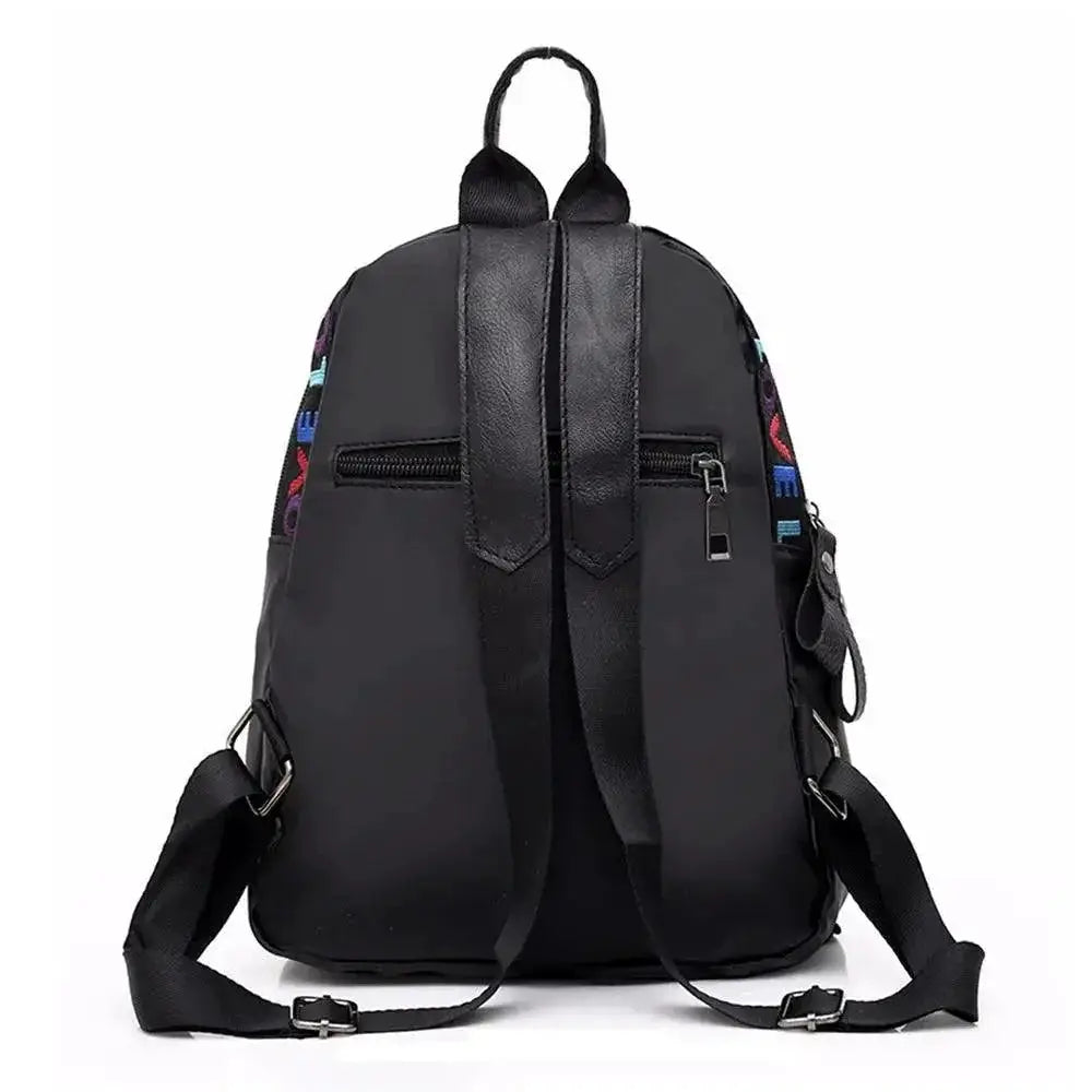 Women Mini Oxford Shoulder Backpack for Teenage Girls