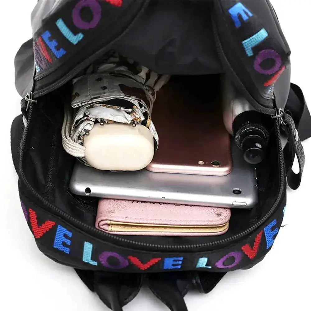 Women Mini Oxford Shoulder Backpack for Teenage Girls