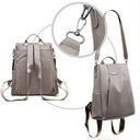 Everyday Travel Nylon Backpack for Women