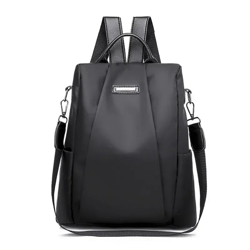 Women Nylon Backpack Waterproof Lightweight Detachable Strap Travel For Everyday