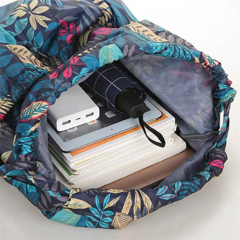 Womens Drawstring Backpack Large Capacity Lightweight