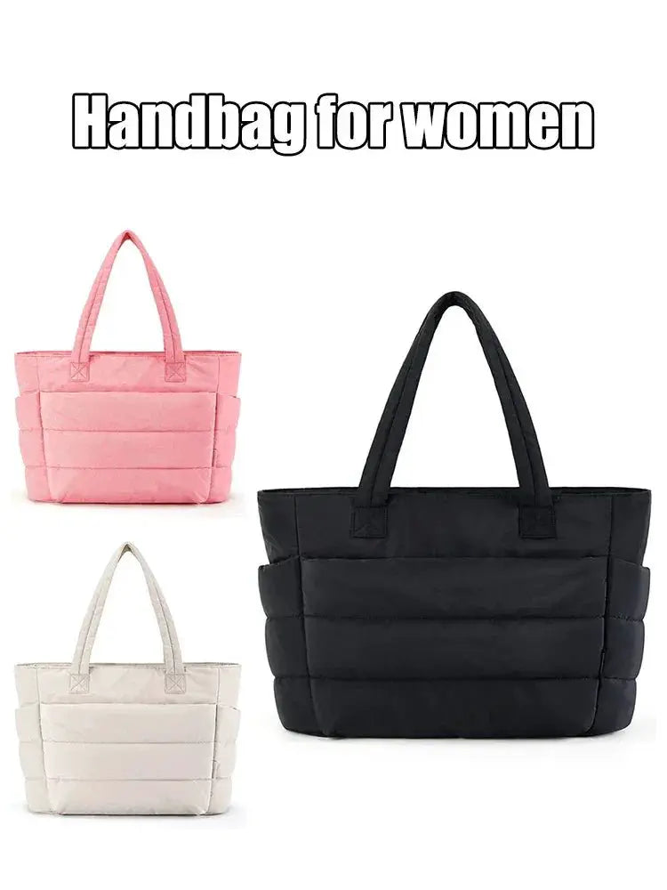 Womens Lightweight Fluffy Tote Bag For Travel And Gym