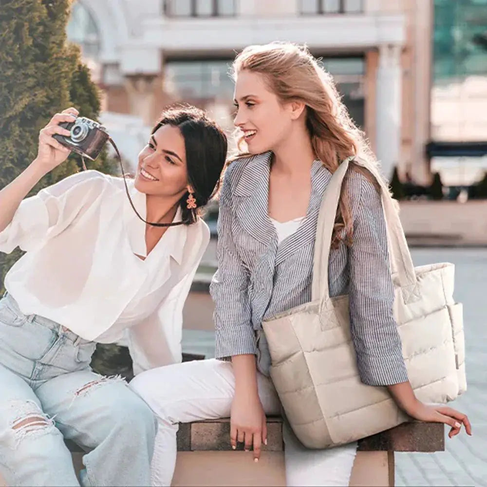 Womens Lightweight Fluffy Tote Bag For Travel And Gym