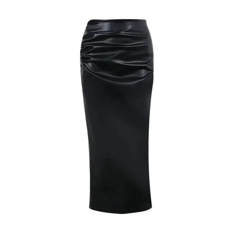 Women's Leather Pencil Skirt For Sophisticated Style