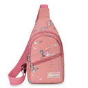 Women's Versatile Chest Bag Trendy Oxford Cloth Small Backpack