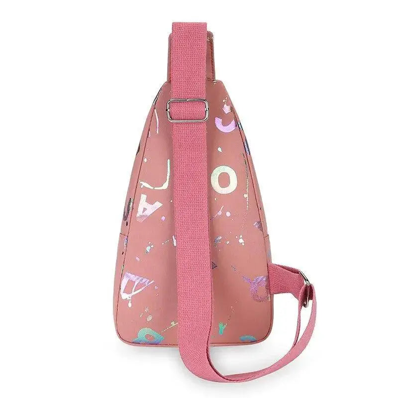 Womens Versatile Chest Bag Oxford Cloth Backpack Trendy