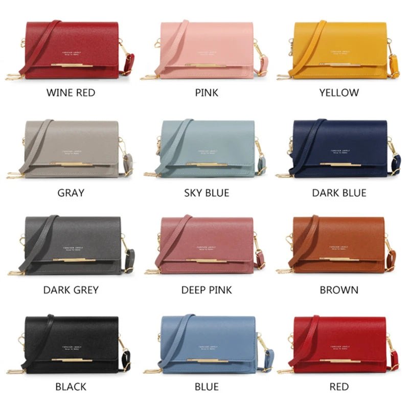 Womens Wallet Card Holder Shoulder Bag Large Capacity Crossbody Phone Pocket