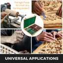 VEVOR 8PCS + 1 Free HSS Lathe Chisel Set for Wood Turning