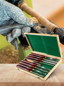 VEVOR 8PCS + 1 Free HSS Lathe Chisel Set for Wood Turning
