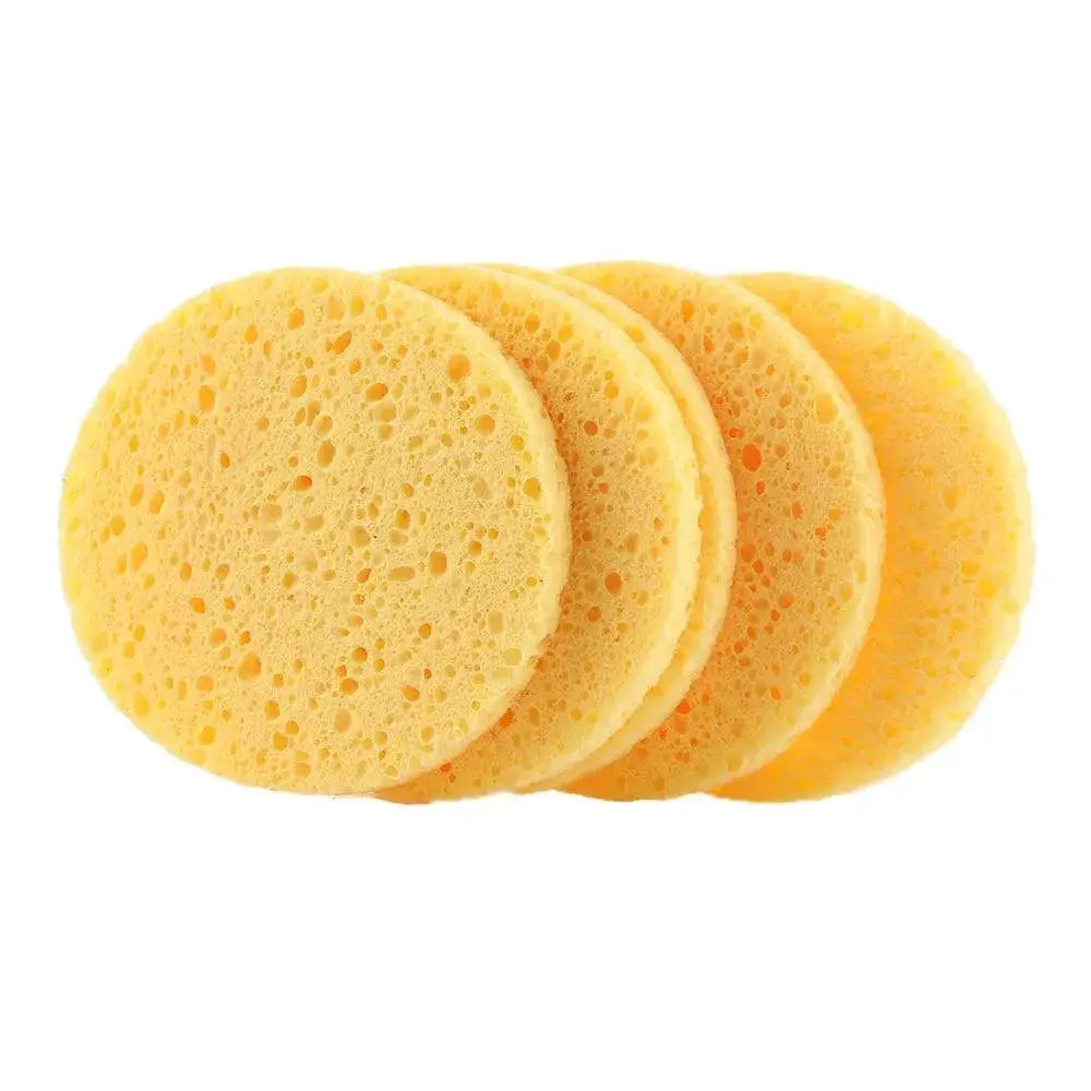 Wood Pulp Makeup Remover Set Luxe Skincare Puffs Sponges