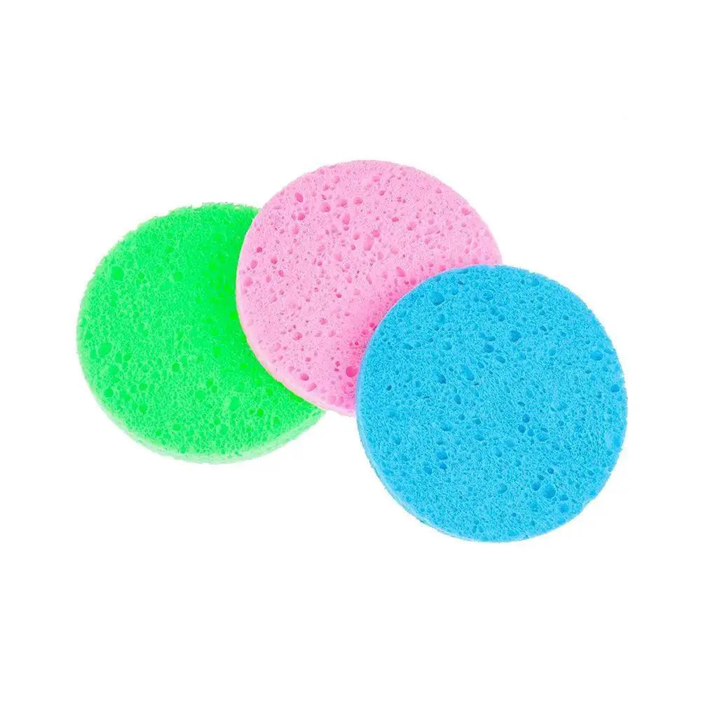 Wood Pulp Makeup Remover Set Luxe Skincare Puffs Sponges