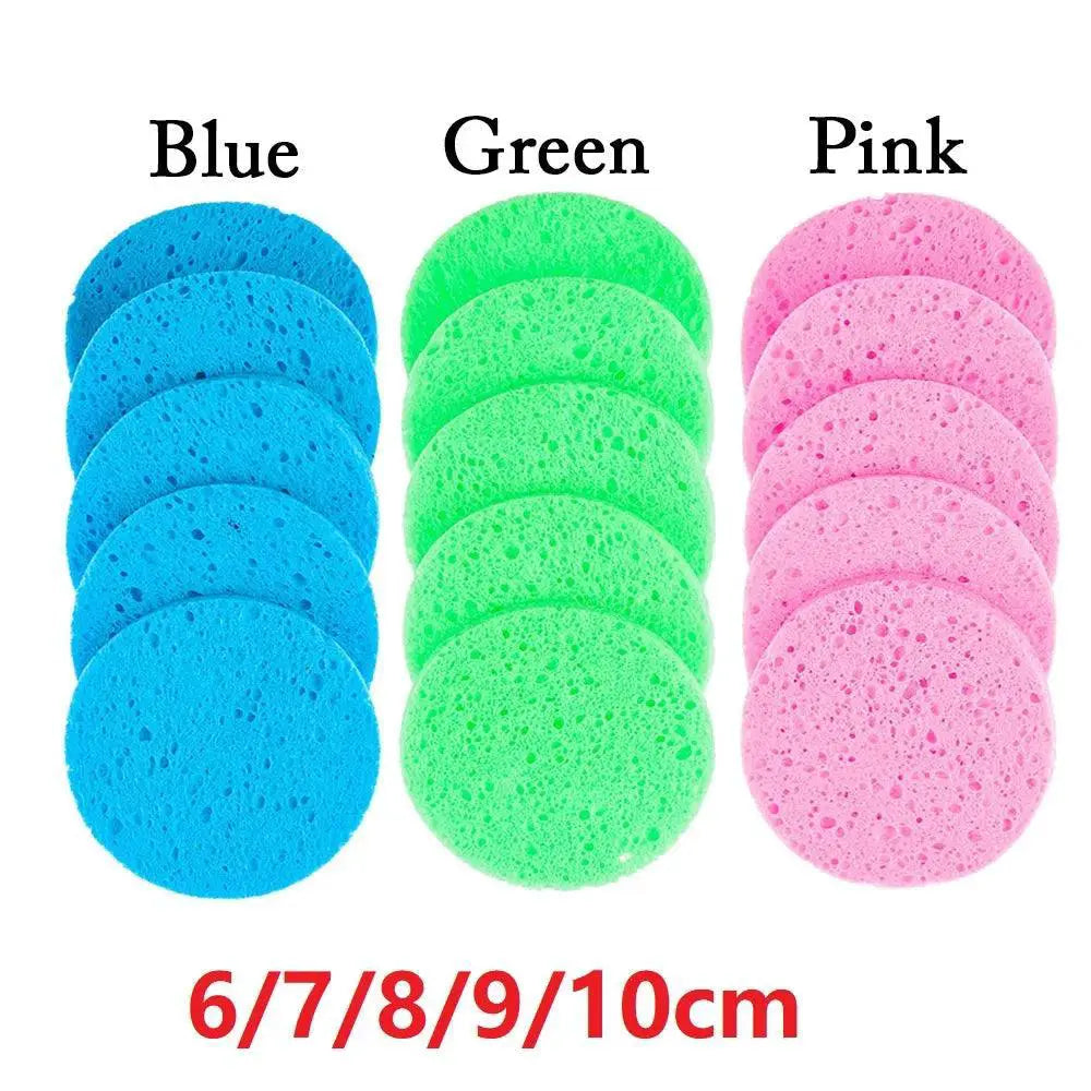 Wood Pulp Makeup Remover Set Luxe Skincare Puffs Sponges