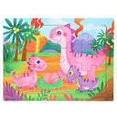 Wooden Cartoon Animal 3D Puzzle for Kids Educational Toy