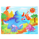 Wooden Cartoon Animal 3D Puzzle for Kids Educational Toy
