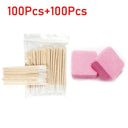 Wooden Cotton Swab Manicure Tool Set for Nail Care Kit