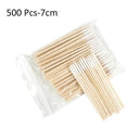 Wooden Cotton Swab Manicure Tool Set for Nail Care Kit