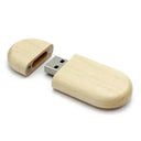 Wooden Engraved Logo USB Flash Drive Custom Wedding Gift