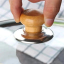 Wooden Heat Resistant Replacement Knobs For Universal Lids