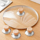 Wooden Heat Resistant Replacement Knobs For Universal Lids