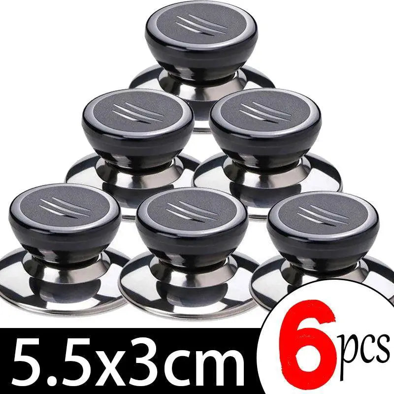 Heat-Resistant Wooden Knobs for Lids — product view