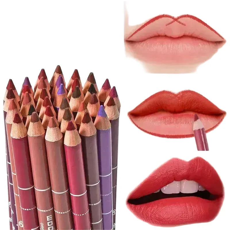 Long-Lasting Lip Liner Set for Pros — 17