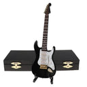 Wooden Musical Instruments Collection Decorative Ornaments Mini Electric Guitar Model Gifts