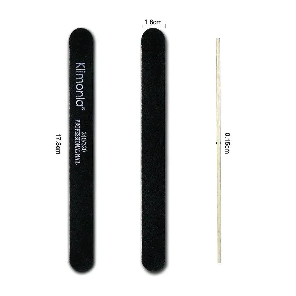 Wooden Nail File Set Precision Manicure Pedicure Tools