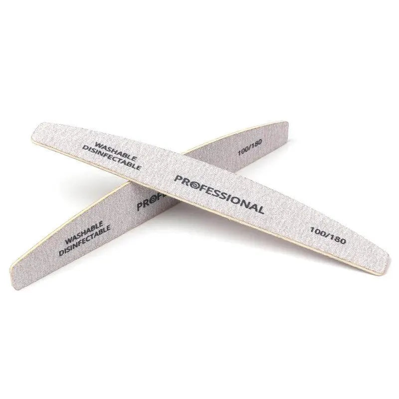 Wooden Nail Files Set Precision Care Polishing Tools