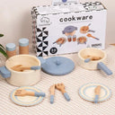 Durable Wooden Kitchen Toy Set for Kids