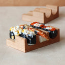 Wooden Sushi Rack Plate Stand for Home