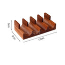 Wooden Sushi Rack Plate Stand for Home