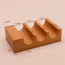 Wooden Sushi Rack Plate Stand for Home