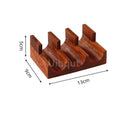Wooden Sushi Rack Plate Stand for Home