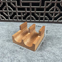 Wooden Sushi Rack Plate Stand for Home