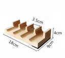 Wooden Sushi Rack Plate Stand for Home