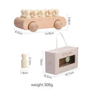 Wooden Train Montessori Educational Toy Set Sparks Imagination