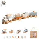 Educational Wooden Train For Kids Growth