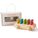 Wooden Train Montessori Educational Toy Set Sparks Imagination