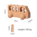 Wooden Train Montessori Educational Toy Set Sparks Imagination