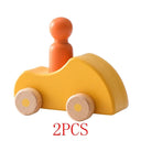 Wooden Train Montessori Educational Toy Set Sparks Imagination