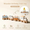 Educational Wooden Train For Kids Growth