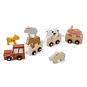 Wooden Train Montessori Educational Toy Set Sparks Imagination