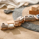 Educational Wooden Train For Kids Growth