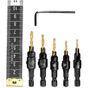 Woodworking Countersink Drill Bit Set for Precision Drilling