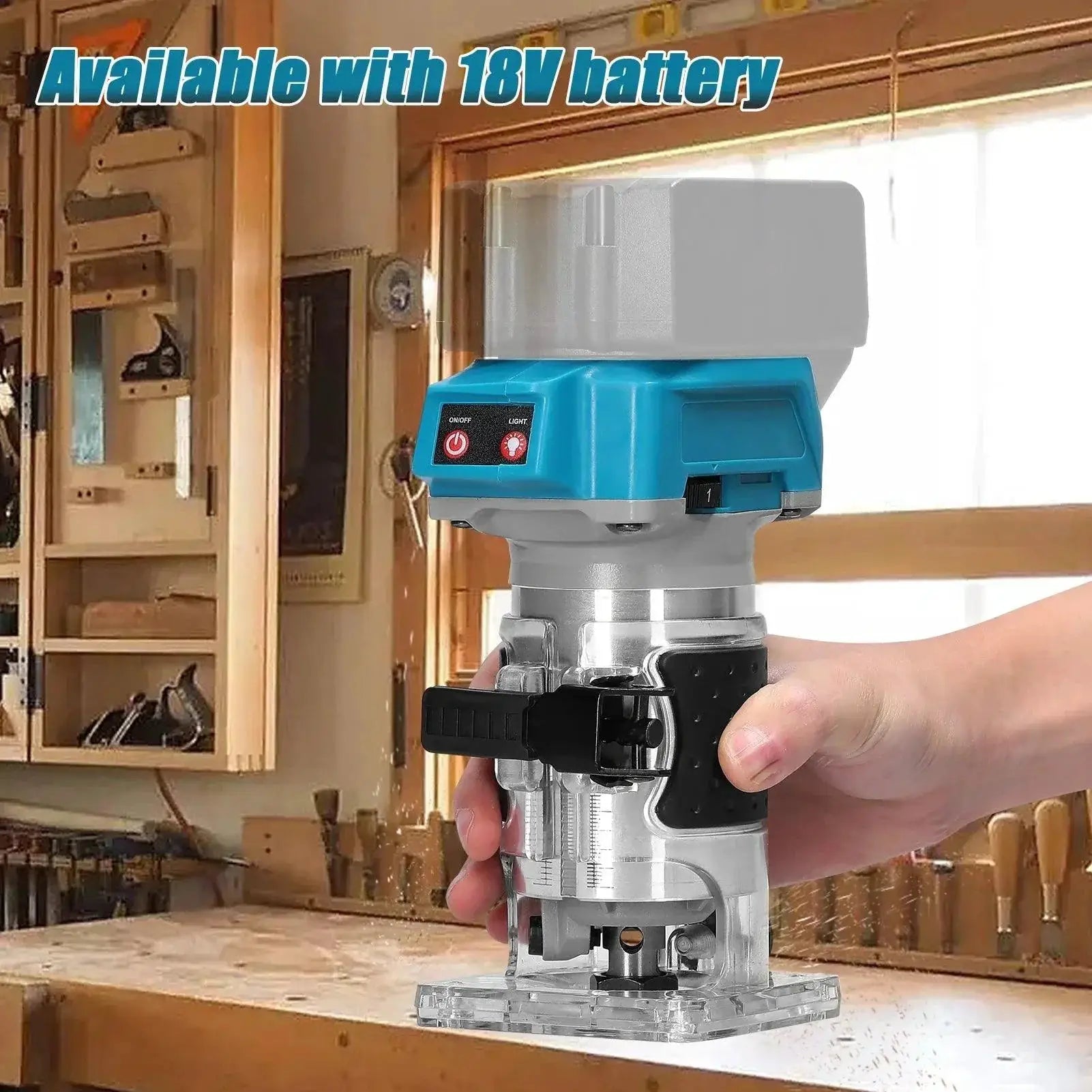 Woodworking Electric Trimmer Brushless Trimming Machine