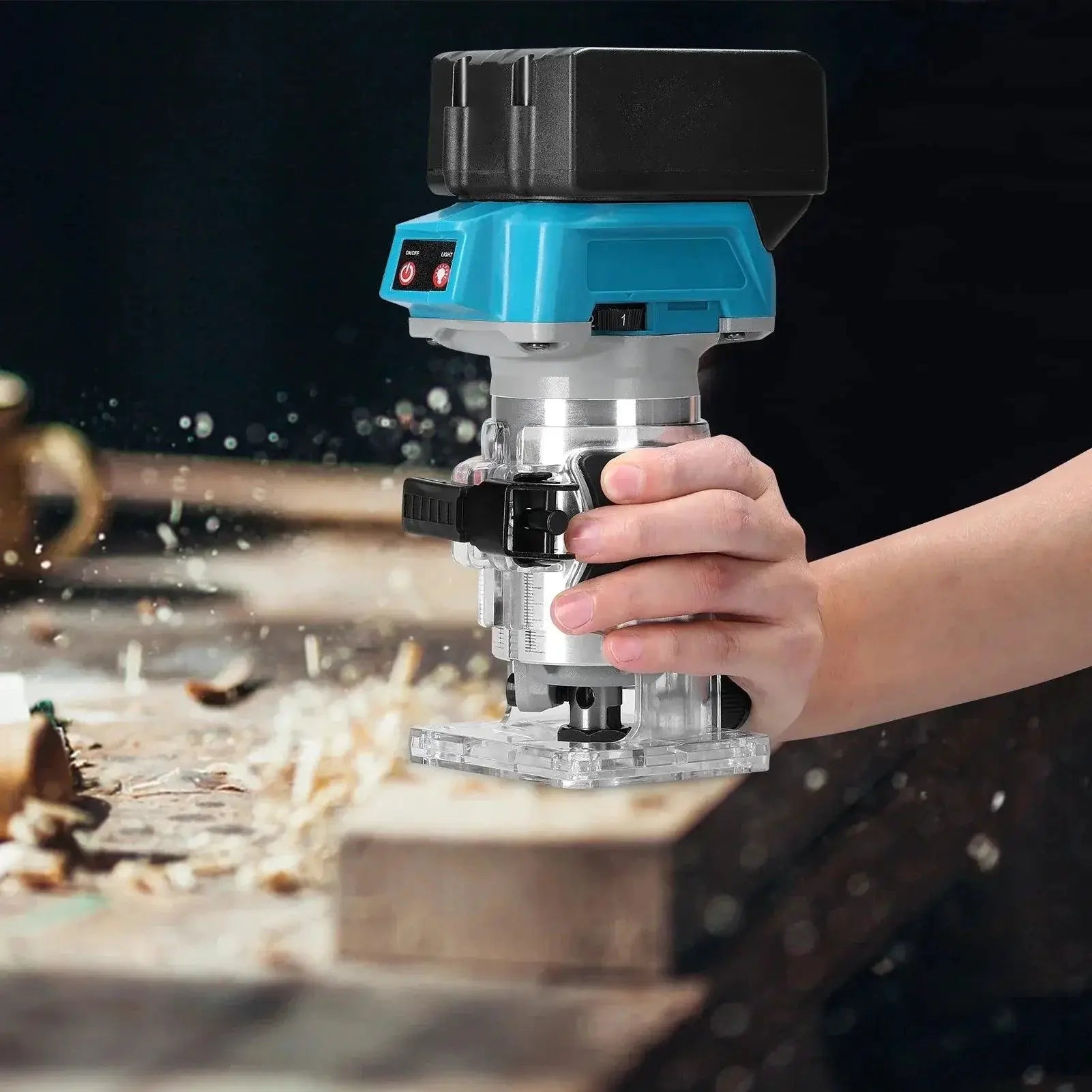 Woodworking Electric Trimmer Brushless Trimming Machine