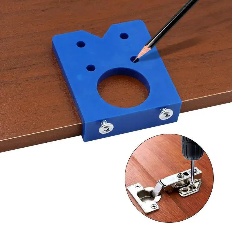 Woodworking Hinge Drilling Guide For Precision Cabinet Doors