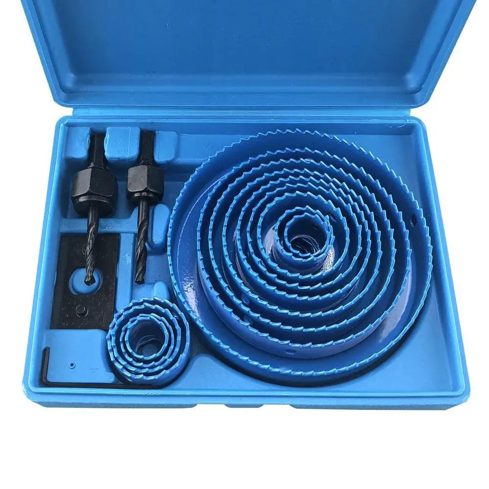 Woodworking Hole Saw Set Kit High Carbon Steel 19mm To 127mm
